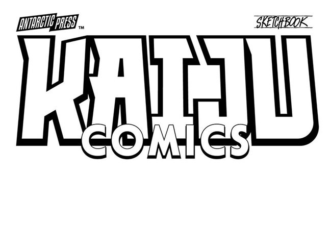 KAIJU COMICS GIANT SKETCHBOOK ONESHOT 11 x 17